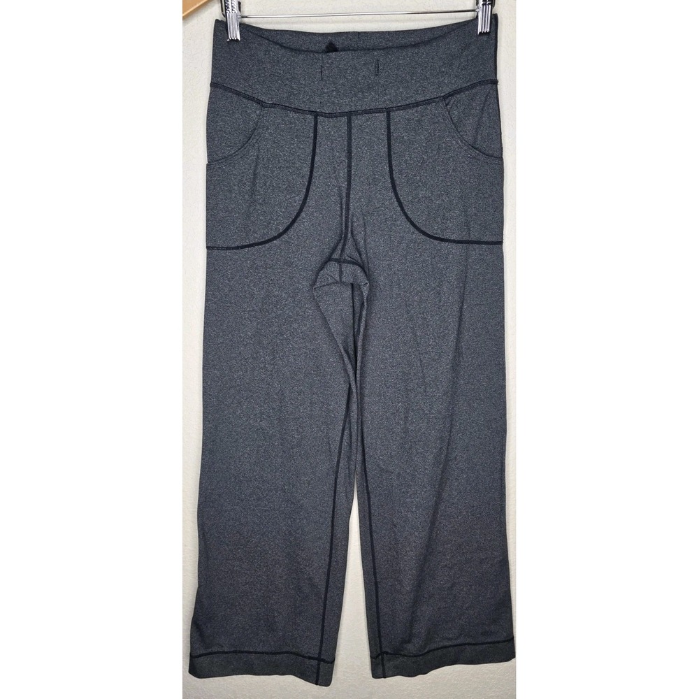 Lululemon Still Pant Women 4x31 Relaxed Fit Wide Leg Gray Yoga Pull On Lounge - Picture 2 of 8